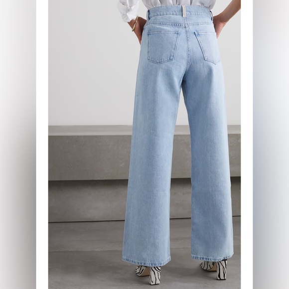 WANDLER | Magnolia High-Rise Wide-Leg Organic Jeans - Picture 3 of 5